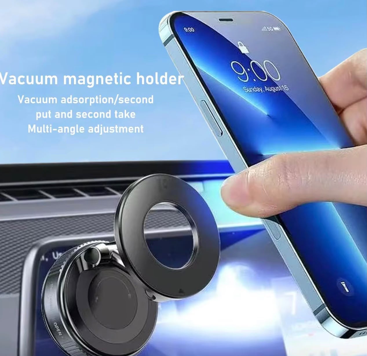 MagGrip™️ Vacuum Magnetic Phone Mount